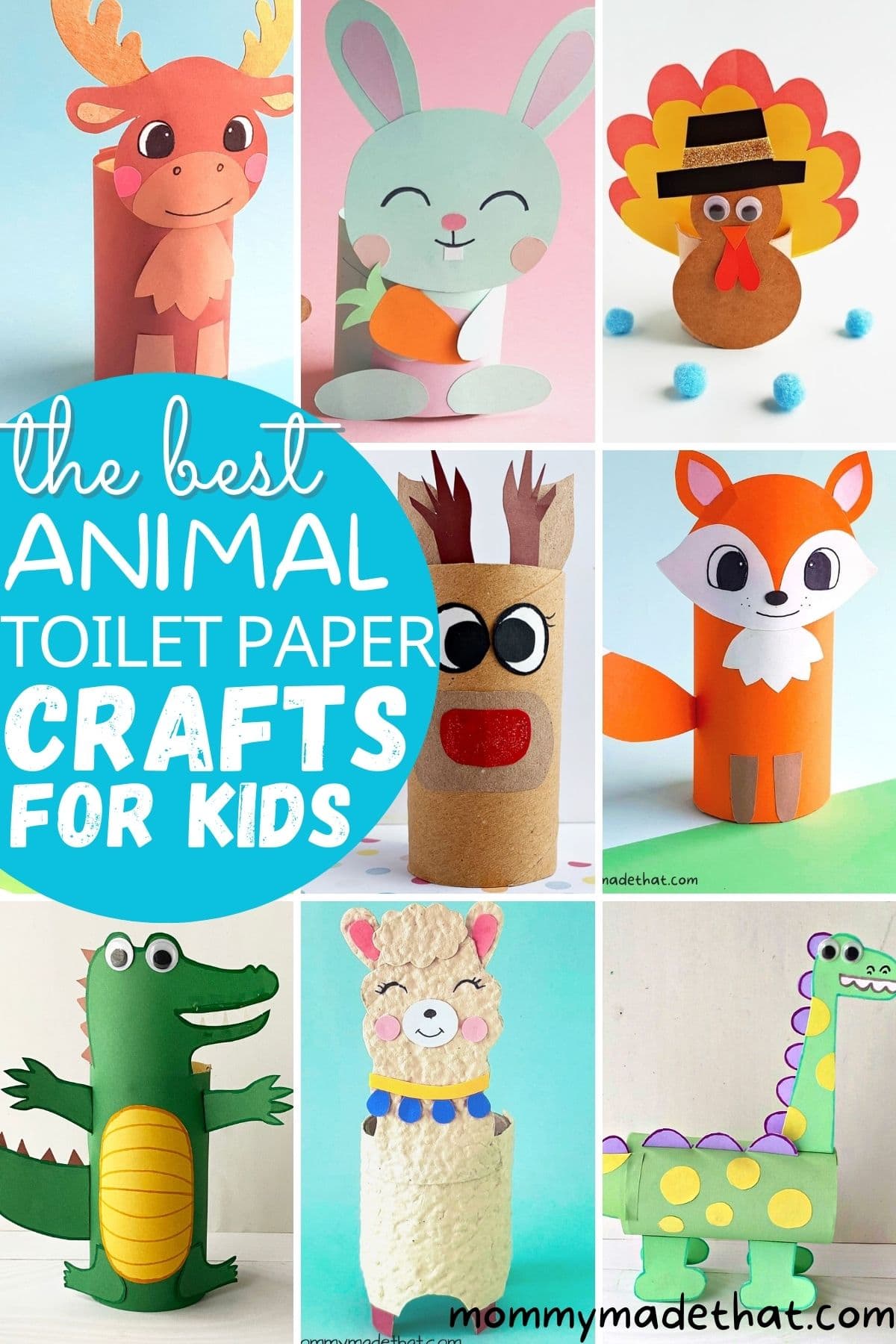 Toilet Paper Roll Animal Crafts