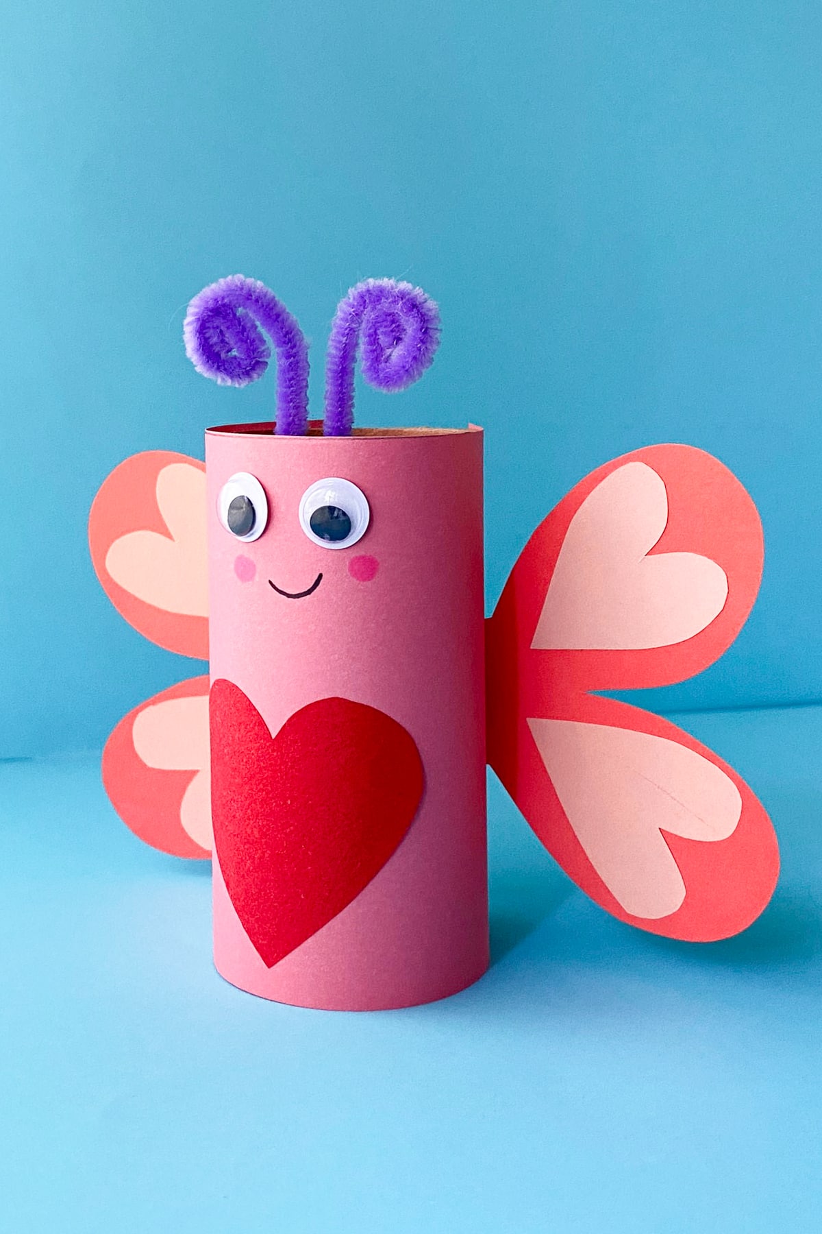 Toilet paper roll butterfly