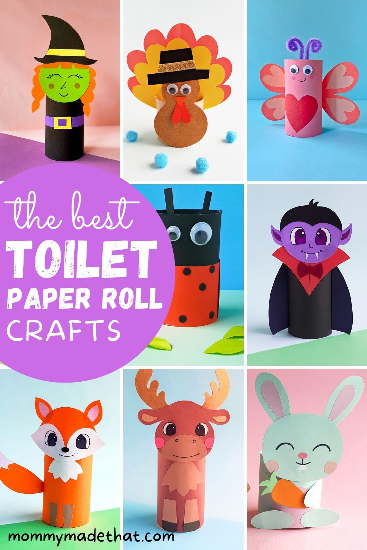 7 Toilet Paper Roll Crafts for Kids