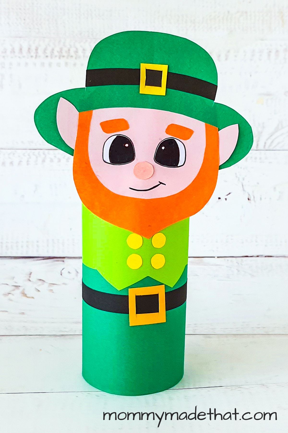 Toilet Paper Roll Leprechaun (With Free Template)