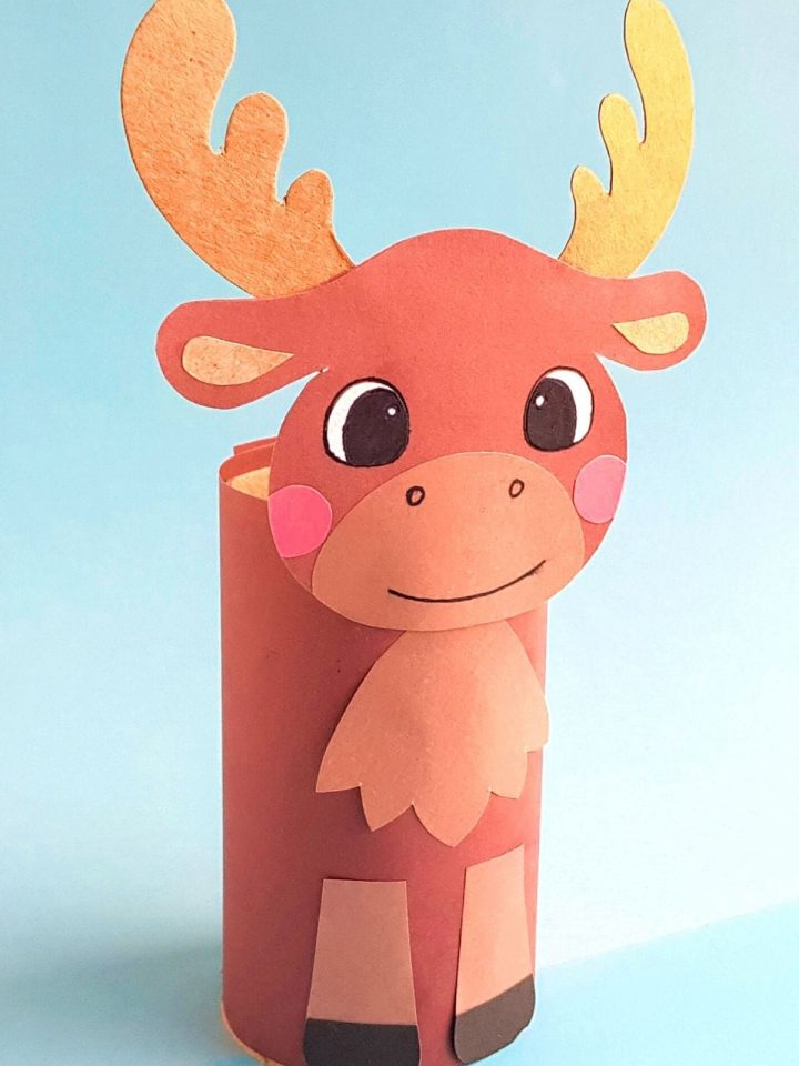 toilet paper roll moose craft