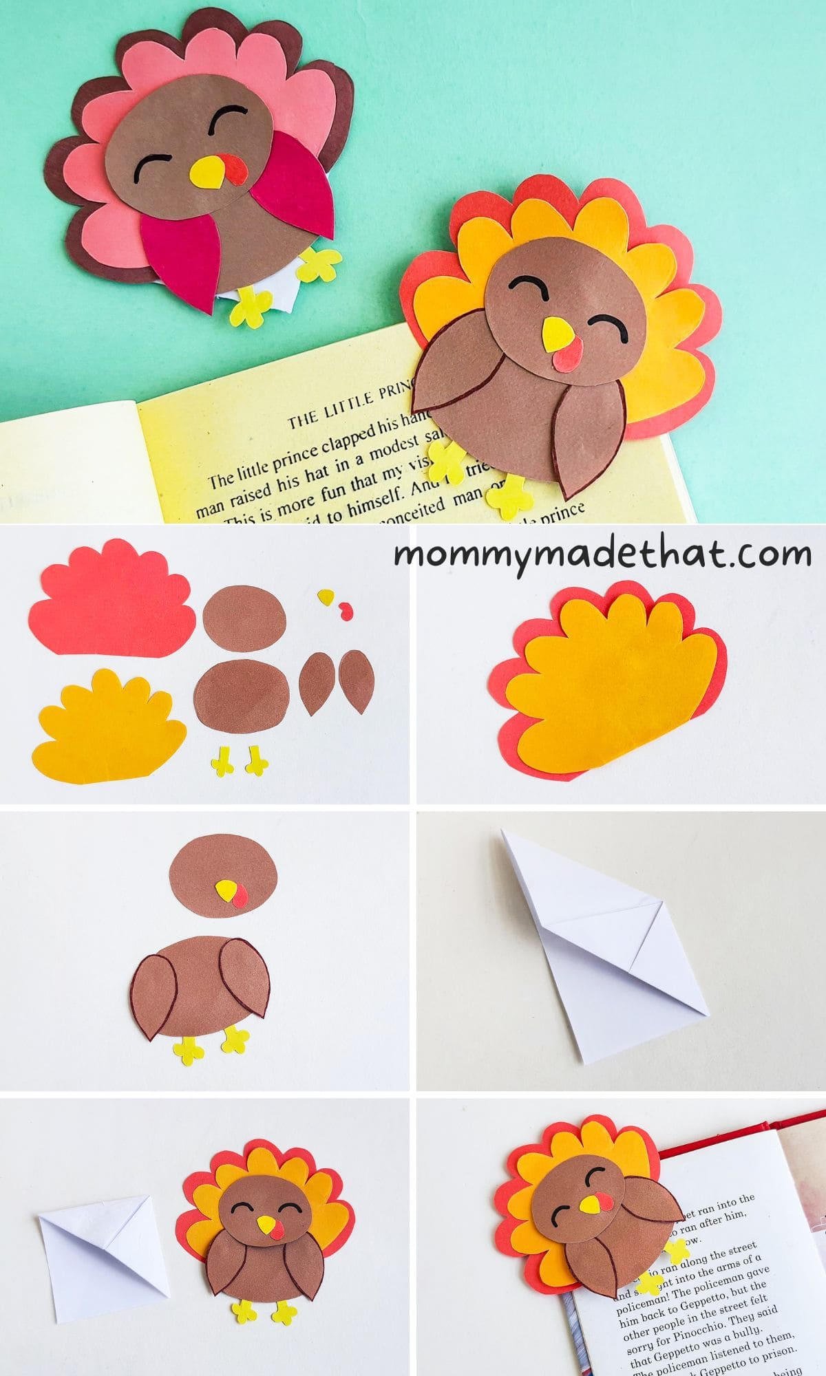 turkey bookmark