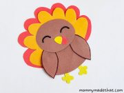 Adorable Turkey Bookmarks (Plus Free Printable Template)