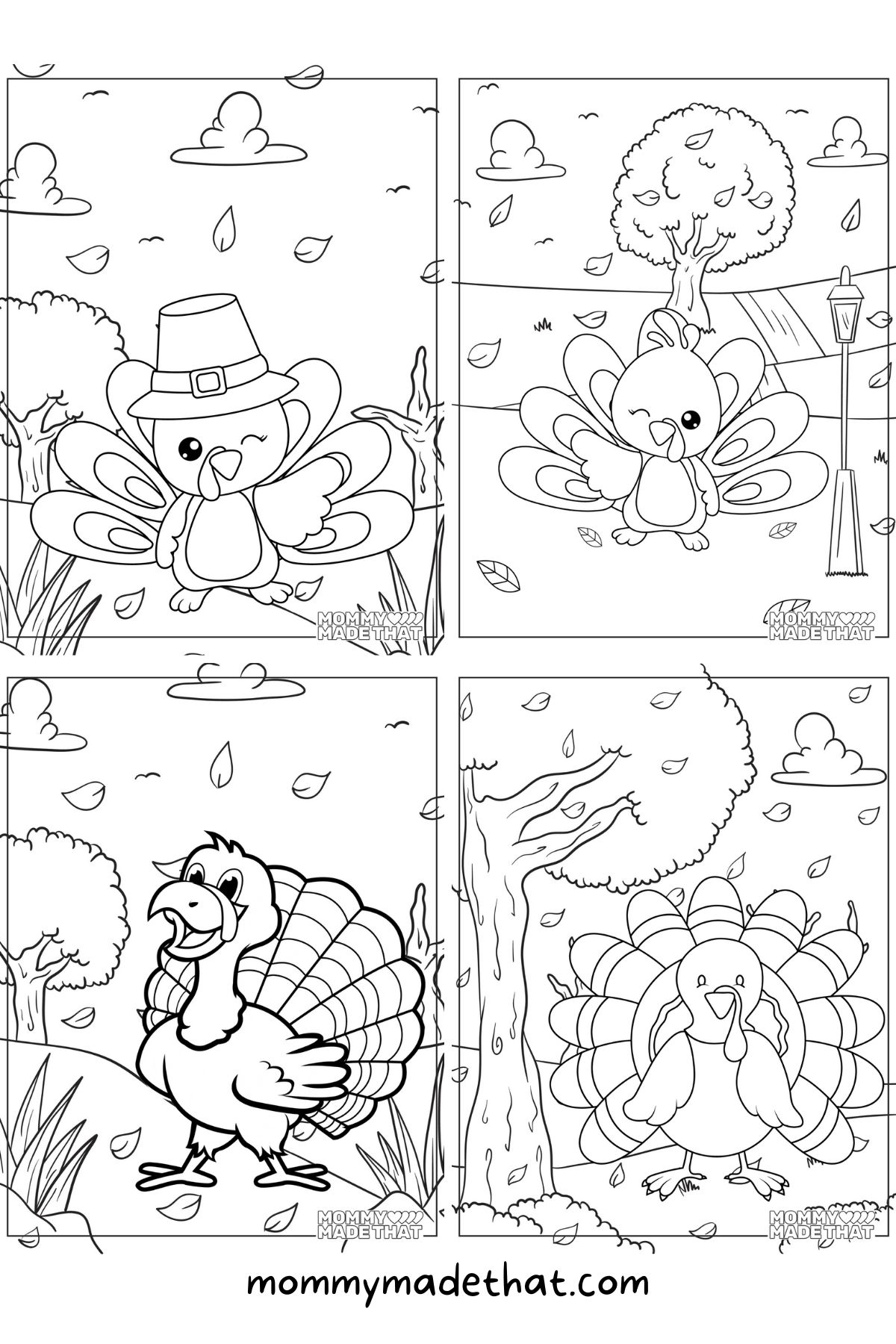 turkey coloring pages