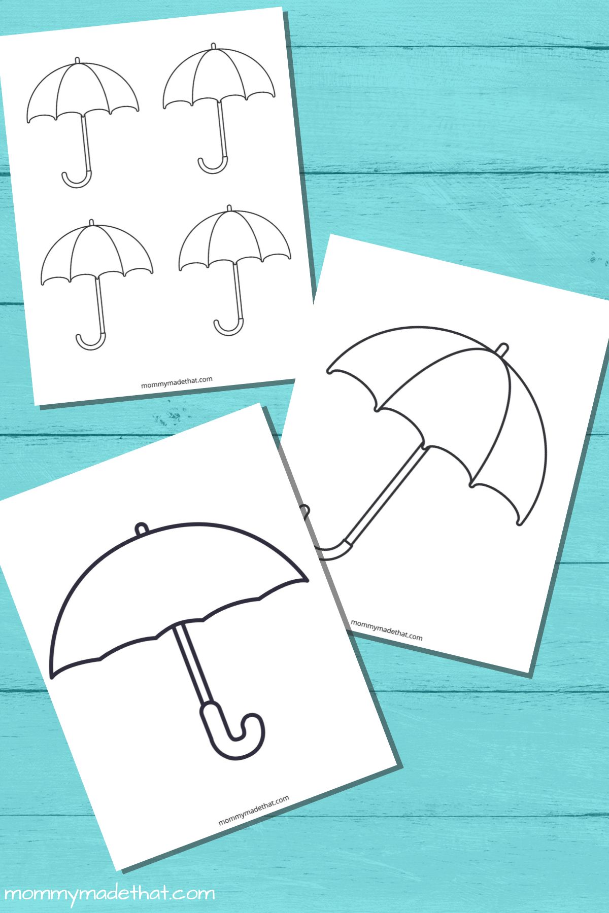 umbrella outlines