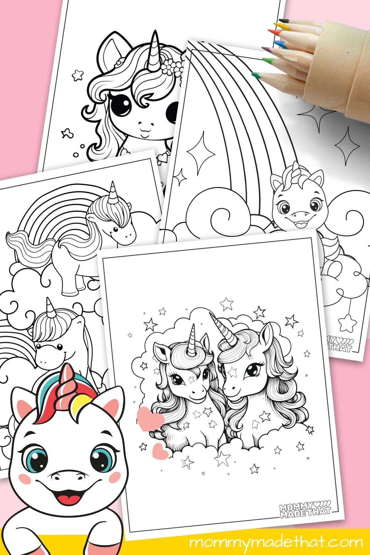 unicorn coloring pages