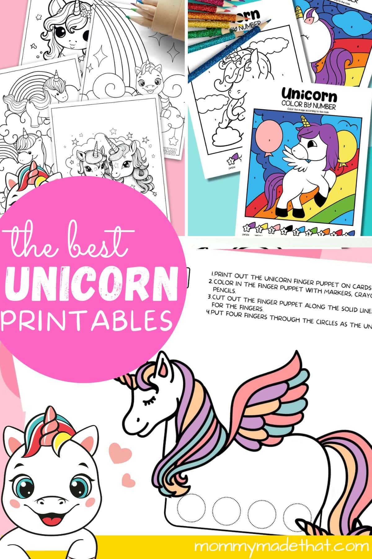 Unicorn Printables (Lots of Fun Free Activities)