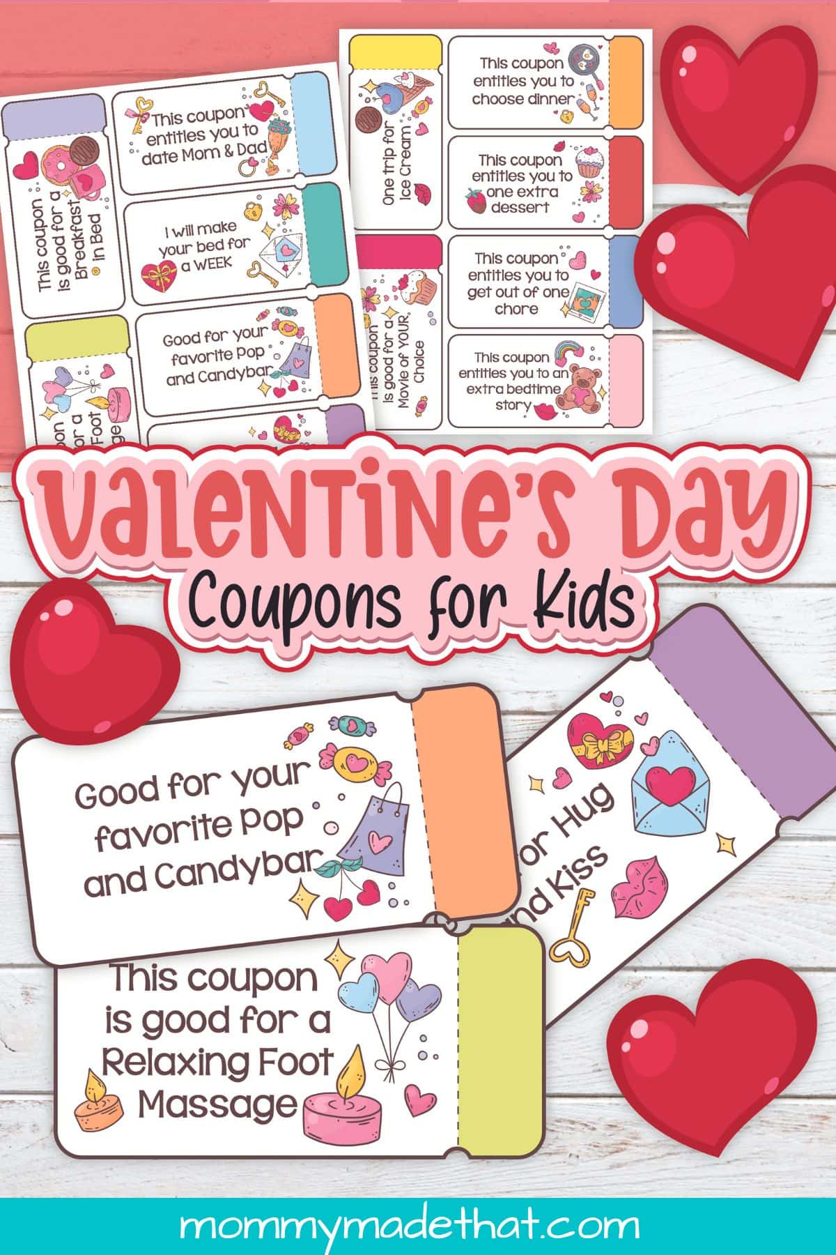 Valentine's day coupons for kids