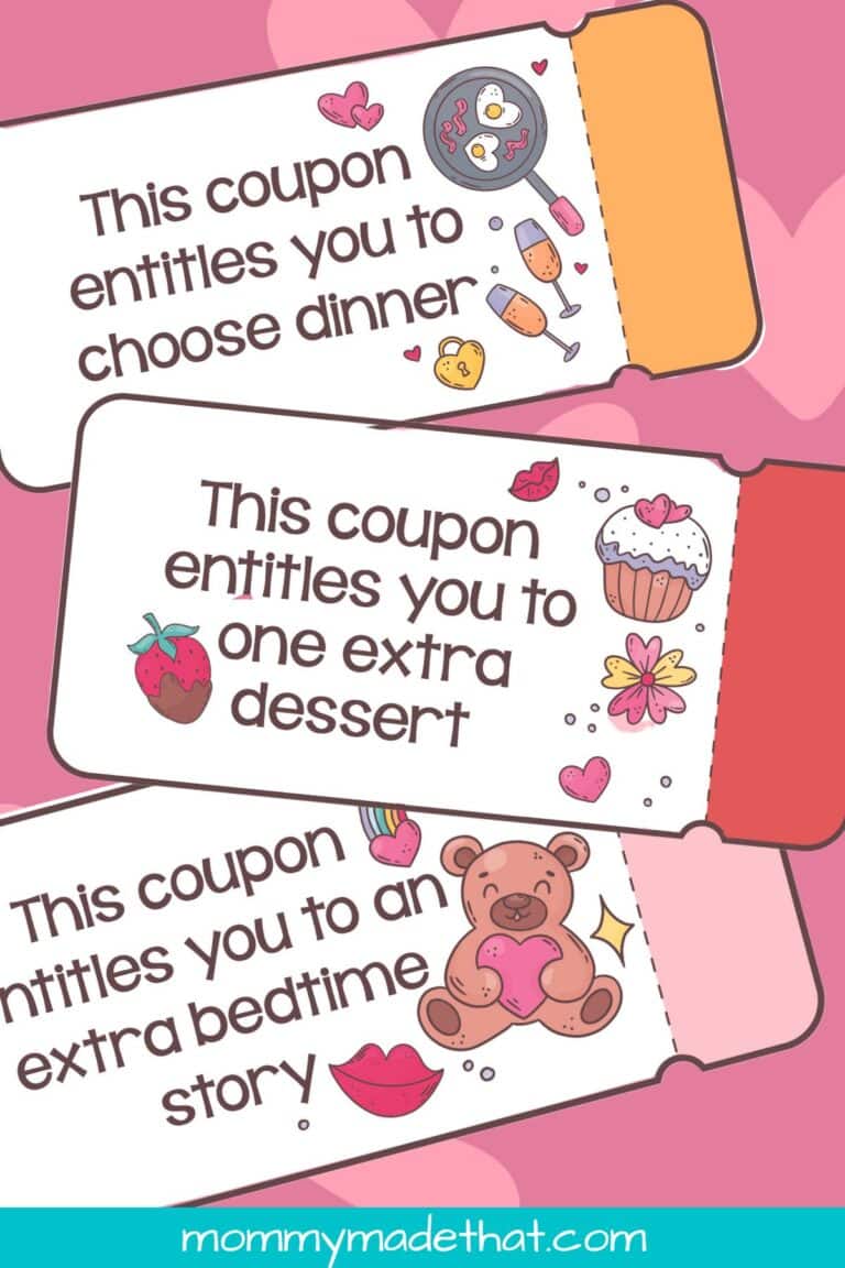 Valentine Coupons for Kids (Free Printables!)