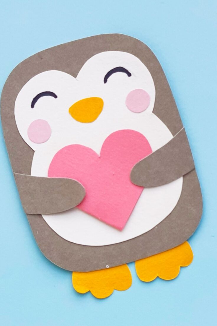 Penguin heart hot sale craft