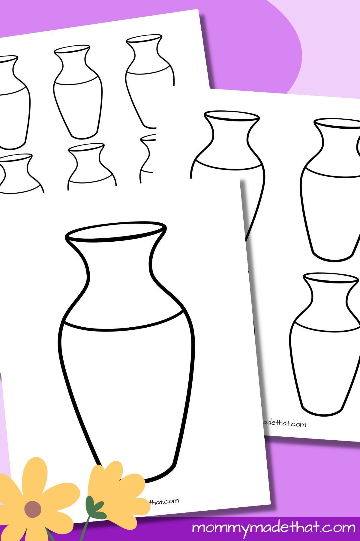 Vase Templates (Free Printables!)