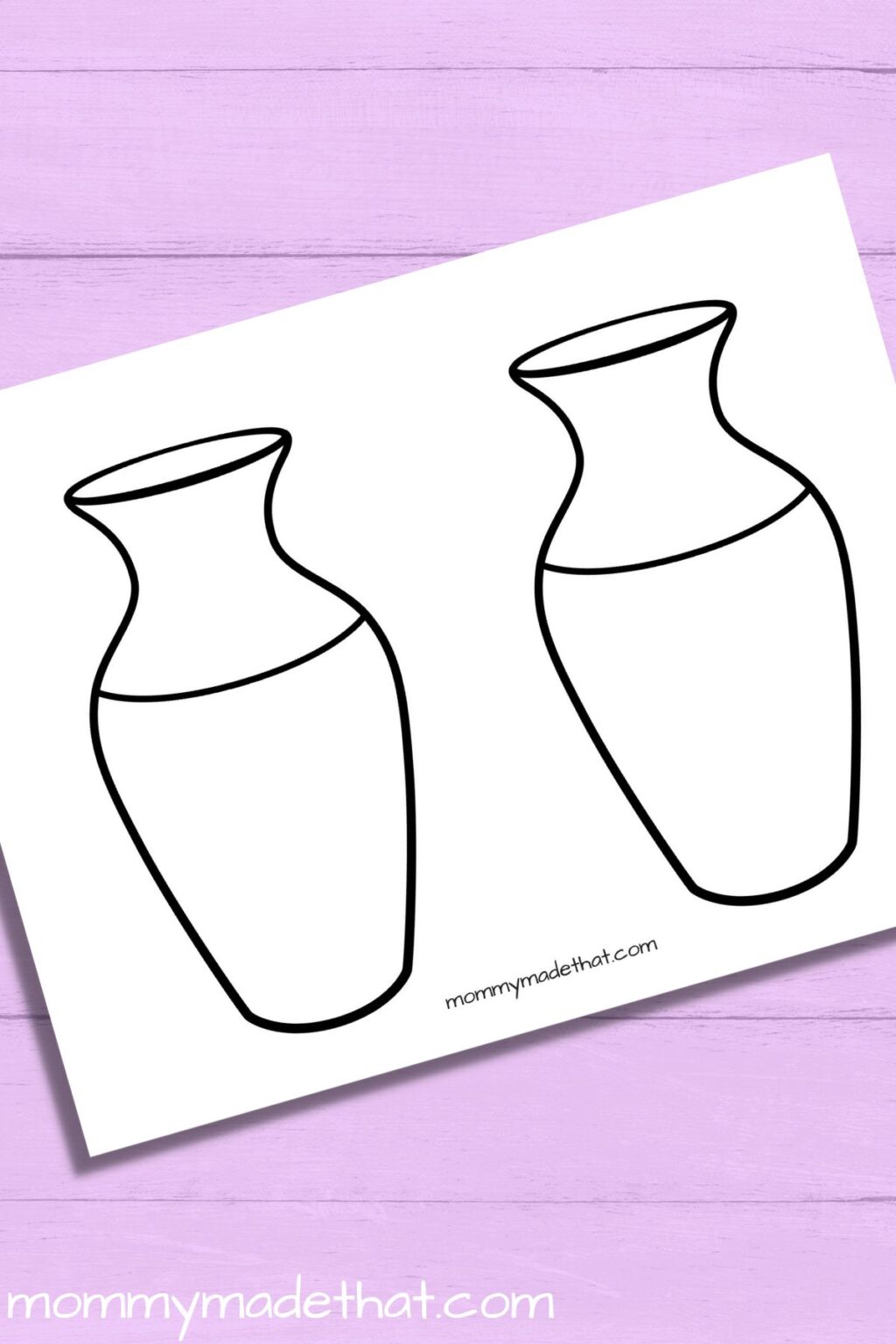 Vase Templates (Free Printables )