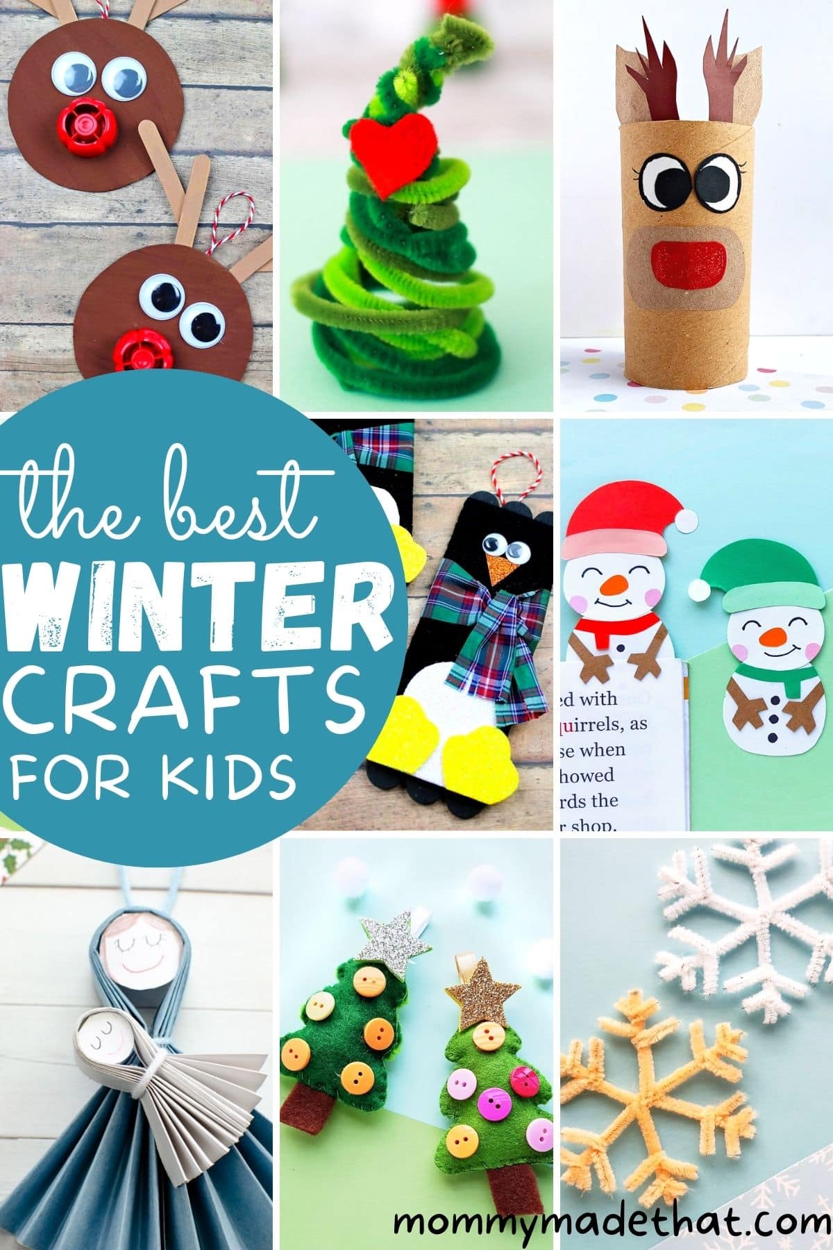 16 Easy Winter Crafts for Kids - Arty Crafty Kids - Winter Crafting Fun