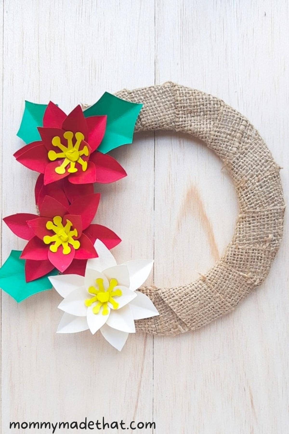 winter wreath craft