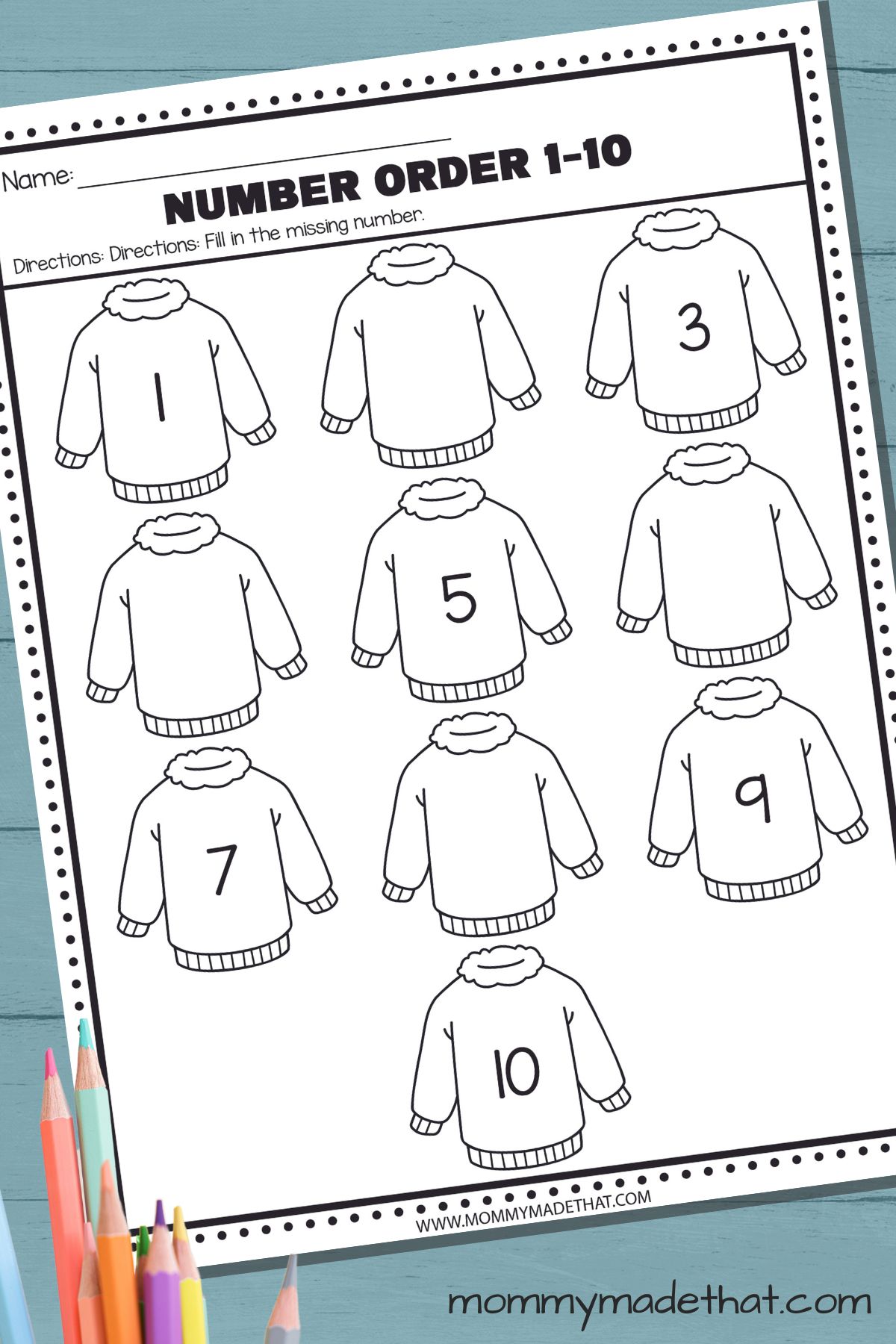 preschool winter worksheets