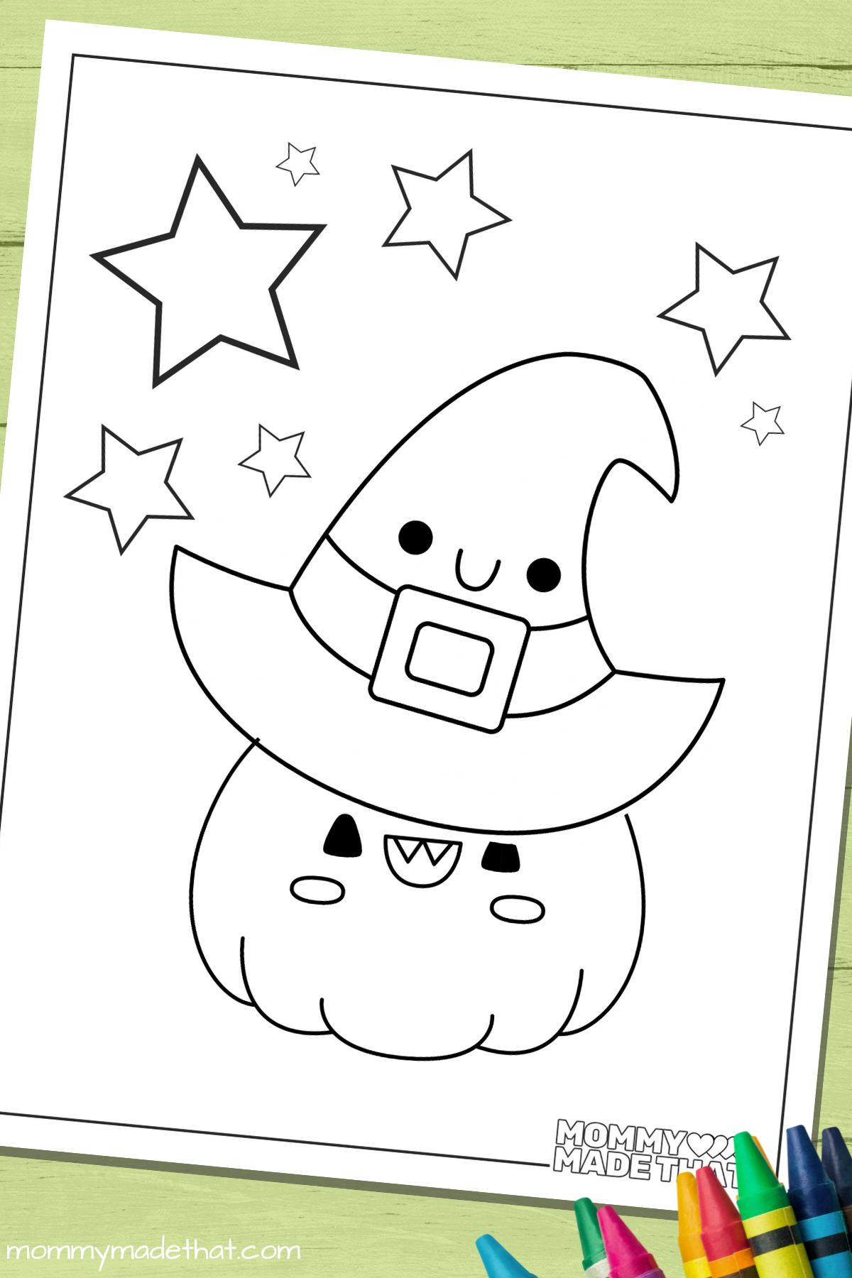 witch coloring page