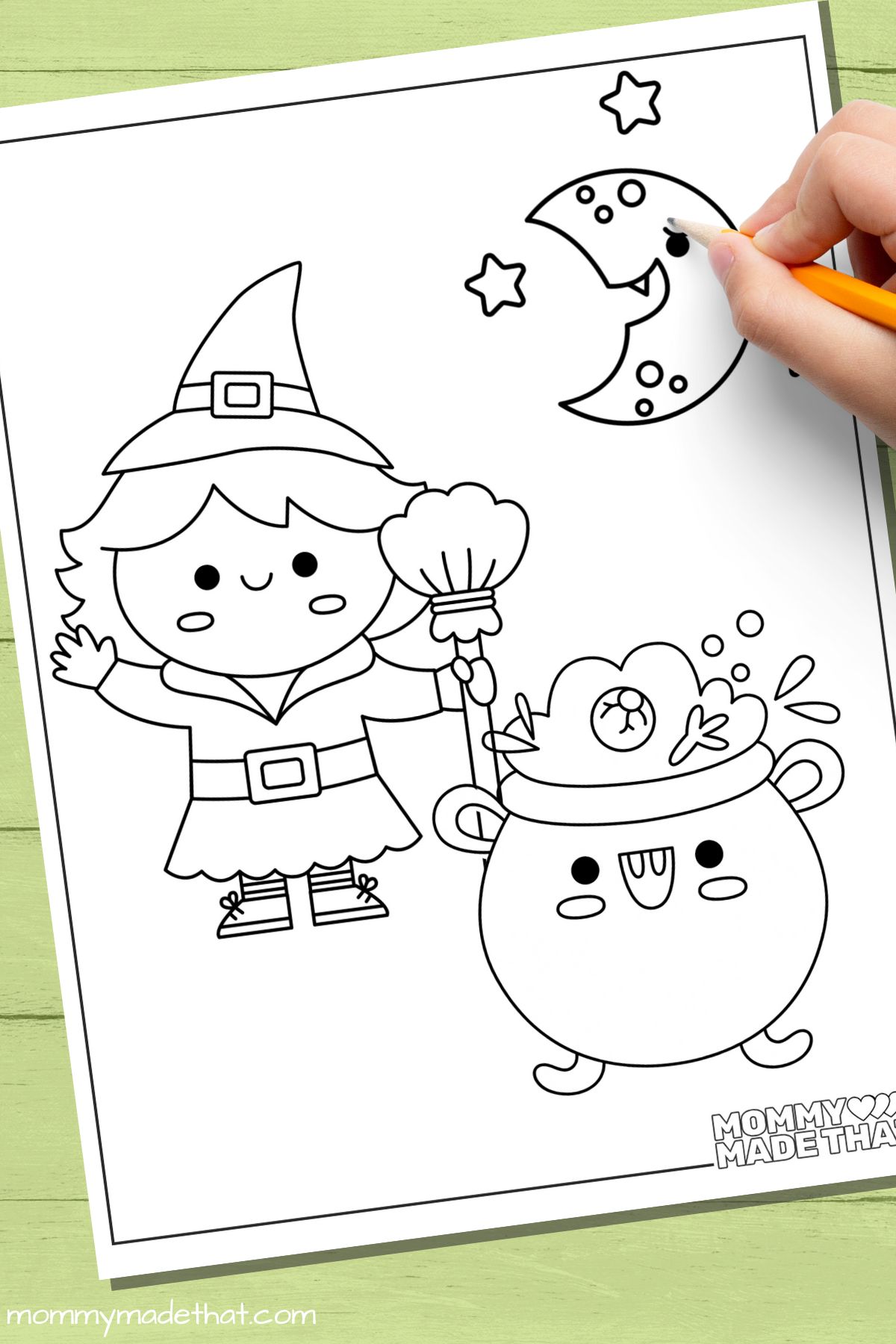 witch coloring pages