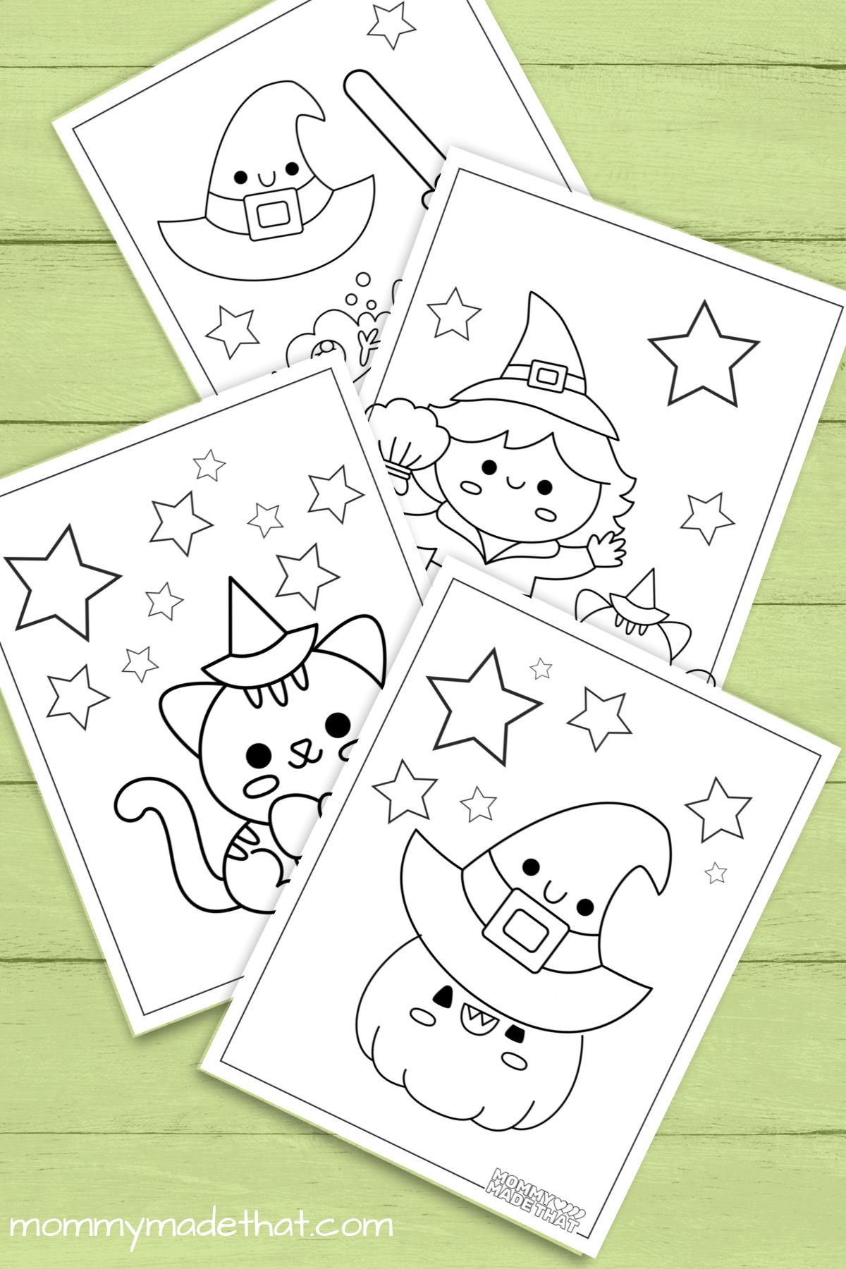 witch coloring pages